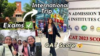 My CAT Score Revealed! Packing for My First International Trip of 2024️ | Ananya Gupta