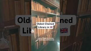 We stepped inside one of the oldest chained libraries in England — Trigge Library