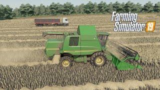 FS19 |Карта Кошмак| Уборка пшеницы John Deere W550i, МАЗ by Chebus