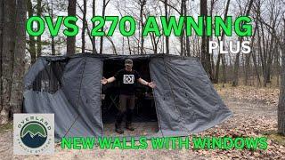 Overland Vehicle Systems 270 Awning | NEW Walls with Windows |Unboxing First Look | Review