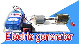 how to make electric generator from DC motor