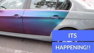 WRAPPING MY CAR MYSELF BMW(E90 DOOR HOWTO)