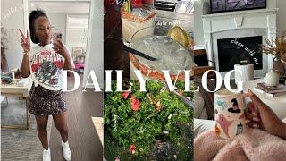 VLOG: CLEAN WITH ME, GROCERY SHOPPING, DATE NIGHTS, SHOPPING, COOKING| CHILL VLOG