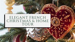 An Elegant French Christmas Tree and Christmas Home Tour 2024  | SEASON & SERVE BLOG