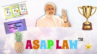 ASAP Law accredited by Govt. of India  ⭐️