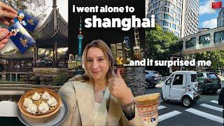 shanghai vlog  solo travel, suzhou gardens, disney, shopping...will I go back?