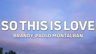 Brandy & Paolo Montalbán - So This Is Love (From "Descendants: The Rise of Red") [Lyrics]