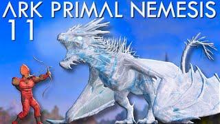 Taming the Ice Beast: My Clash with the Frost Wyvern! Ark Primal Nemesis E11