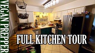 Full Vegan Prepper Kitchen Tour: Tools, Appliances, Gadgets, Organization, Etc.