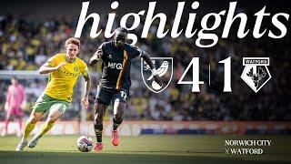 Norwich City 4-1 Watford | Short Highlights