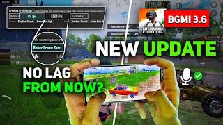 PUBG & BGMI 3.6 - No Lag Anymore? | New Graphics Settings & Mic Glitch Fixed | Samar Playz