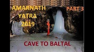 #Amarnath #amarnathyatra2019 Amarnath Yatra through my eyes || Part 3 || Amarnath to Baltal Return