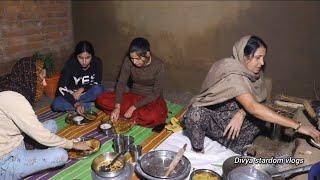 Village Traditional Food With Paratha & Raita And Tomato Chutney रात का Dinner Tasty & Delicious