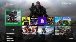 Xbox Series X - Dashboard (Startup)