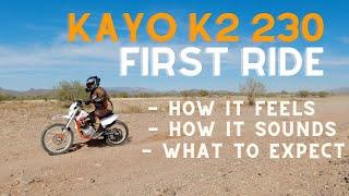 2021 Kayo K2 230 First Ride Review