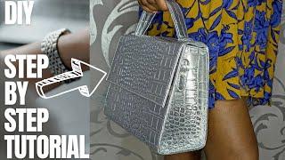 ⭐FASHION LEATHER HANDBAG DIY PROJECT Part 1 | MOST REQUESTED BAG DESIGN | KhemBuzz