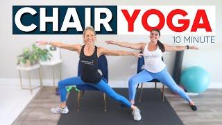 10 minute chair yoga practice (TOTAL BODY FLOW)