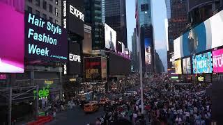 filming Times Square Billboards