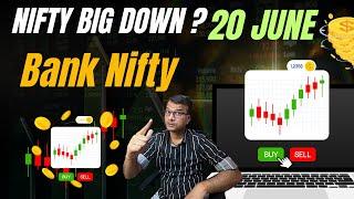 Nifty & Bank Nifty Prediction and Analysis For Friday 20 June, Bank Nifty Tomorrow #NiftyAnalysis