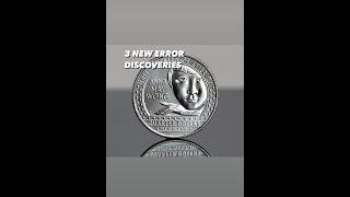 Brand new 2022 quarters! 3 errors already!!! #quarters #coin #errorcoin #shorts