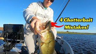 Four Chatterbait Mistakes Anglers Are Making!