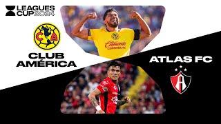 Leagues Cup 2024: Club América 2 vs 1 Atlas FC | Full Time Highlights