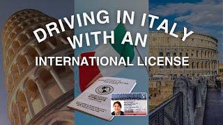 Driving in Italy   with the international driver’s license 