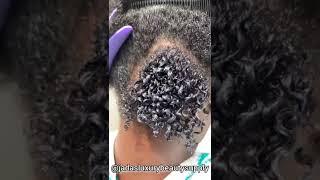  Coco Black Naturals Curling Custard making curls POP! 