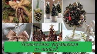 Новогодние поделки украшения из шишек -Творческие Идеи / Christmas decorations