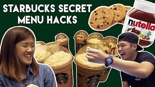 SINGAPORE STARBUCKS SECRET MENU TASTE TEST! | TSL Vlogs