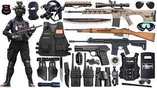 Special Forces military toy gun set unboxing, tactical helmet, tactical combat suit, bomb dagger