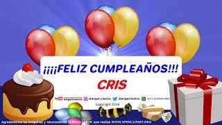 CRIS FELIZ CUMPLEAÑOS Angelclasico