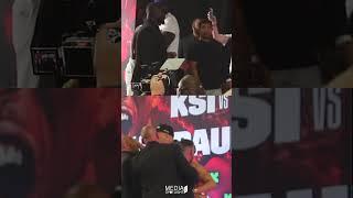 KSI AND TOMMY FURY INTENSE FACE OFF THEN JOHN FURY STEPS IN #ksi #tommyfury #boxing #shorts