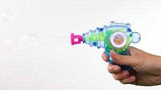 Friction Light-Up Bubble Gun – Shoots Continuous Bubbles!