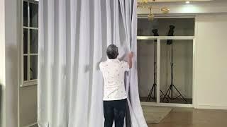 How To Divide Room with ChadMade Hanging Rod Curtain Kit