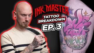 INK MASTER TATTOOS: EP3 S16 | Tattoo Critiques | Pony Lawson