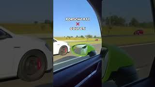 GOLF GTI Vs. PORSCHE 911 on AUTOBAHN !