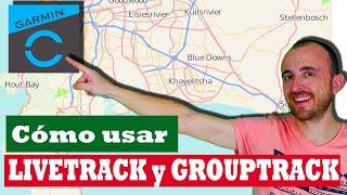 Como usar Livetrack y Grouptrack de garmin