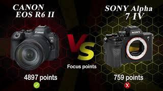 canon r6 mark II vs sony alpha 7 iv | Review