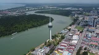 Menara Kuantan 188 , Pahang SHORT HD FOOTAGE DRONE - NO COPYRIGHT