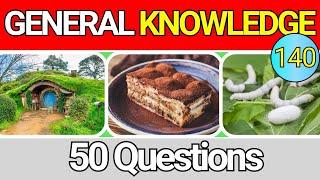 Mixed General Knowledge Quiz Trivia 140 | Can You Answer All 50 Questions Correctly? 2024
