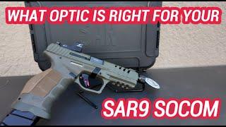 The SAR9 SOCOM Optics Ready Pistol is a GAME CHANGER!