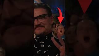 The way Bella Ramsey was cheering for Pedro Pascal ️ #shorts #hollywood