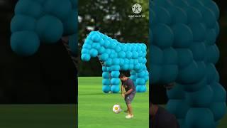The mascot vibrato assistant placedonthe football field is popular, co-produced, creative new spe