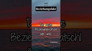 Die beste Beziehungsratschläge sind... || TAGESFAKT #beziehung #boy #crush #fakten #tagesfakt #girl