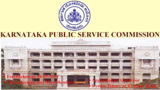 KARNATAKA PUBLIC SERVICE COMMISSION