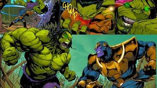 The Hulk Makes Thanos Fight Like a Man