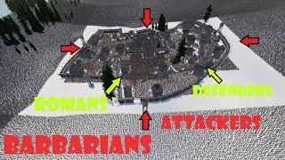 16.500 Romans Defending a Fort from 94,000 Barbarians | Ultimate Epic Battle Simulator 2