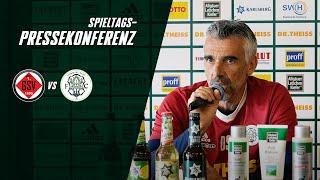 "Mit höchster Konzentration in das Spiel gehen." I PK vor 1. Göppinger SV - FC 08 Homburg