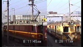 Exclusive Footage of the Only Electrified IR Metre Gauge Section - Villupuram to Chennai  (Dec 1999)